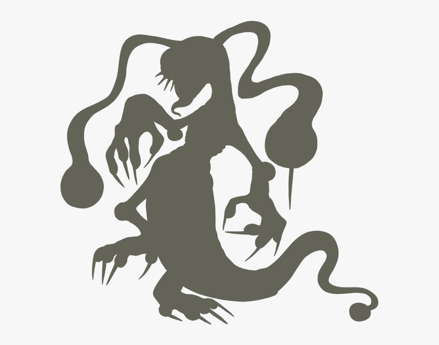 Transparent Monster Silhouette Png, Png Download