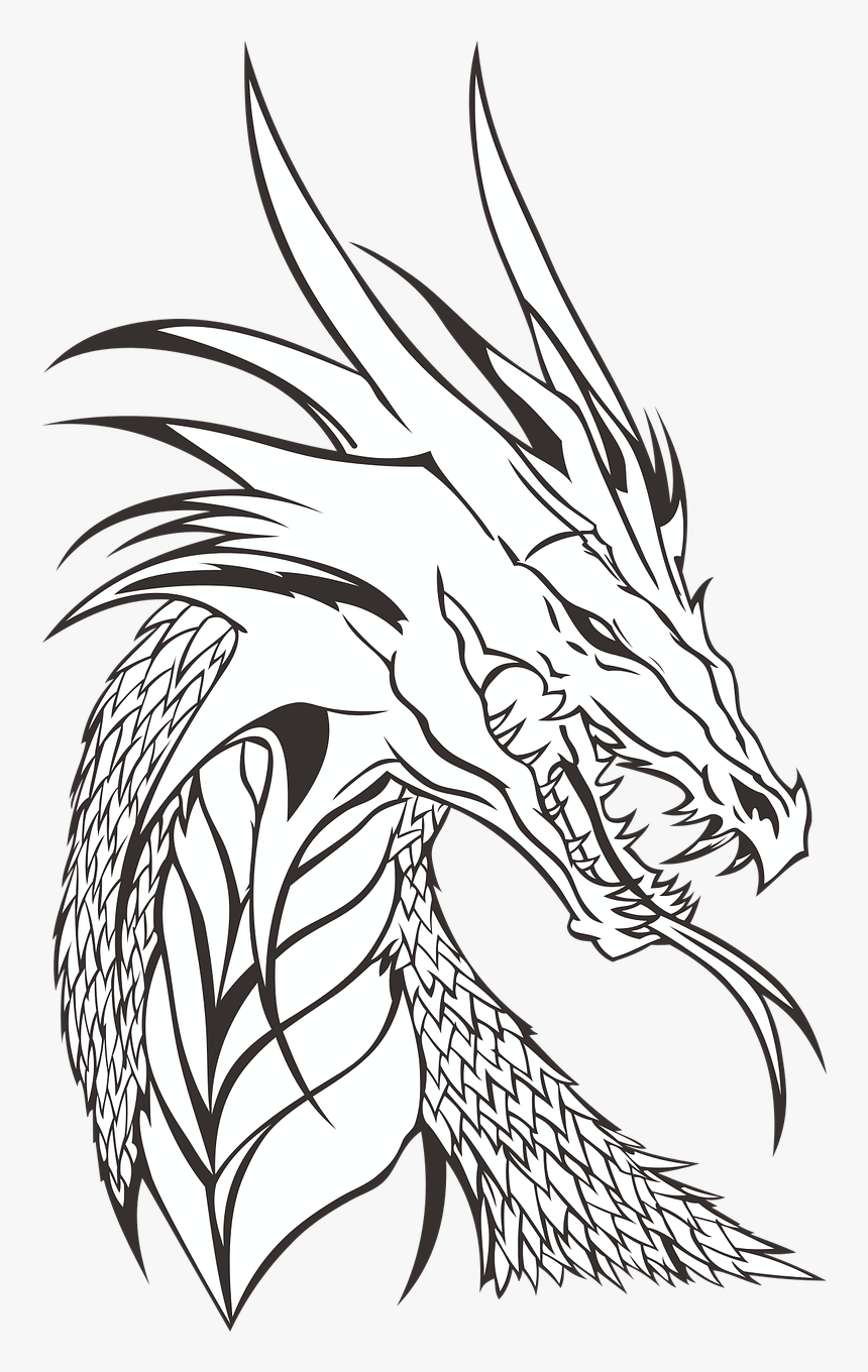 Dragon Head Png, Transparent Png