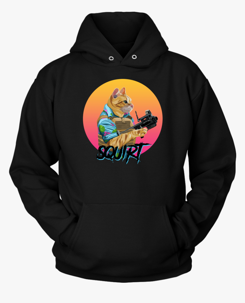 S Q U I R T Hoodie, HD Png Download