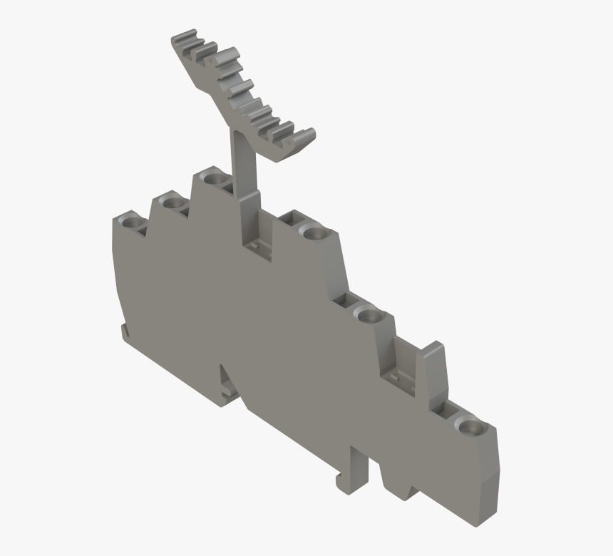 21329 Din Rail Mountable 6 Wire 5 Mm Spring Loaded, HD Png Download