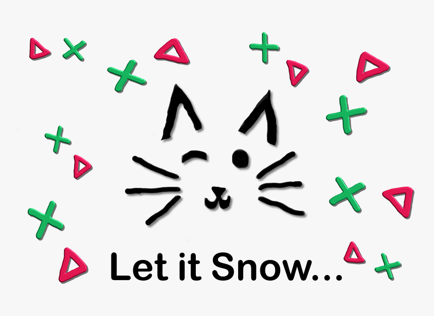 Let It Snow Graphic Design © 2018 Ericarobbin, HD Png Download