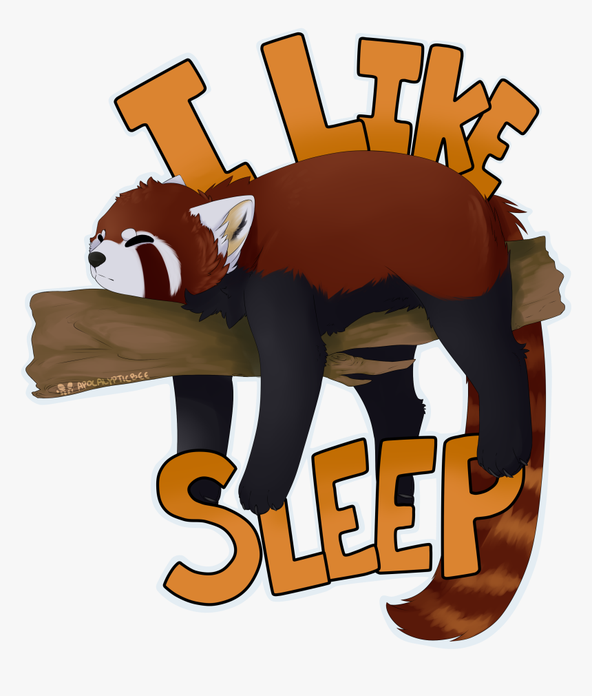 Sleepy Panda Redbubble, HD Png Download