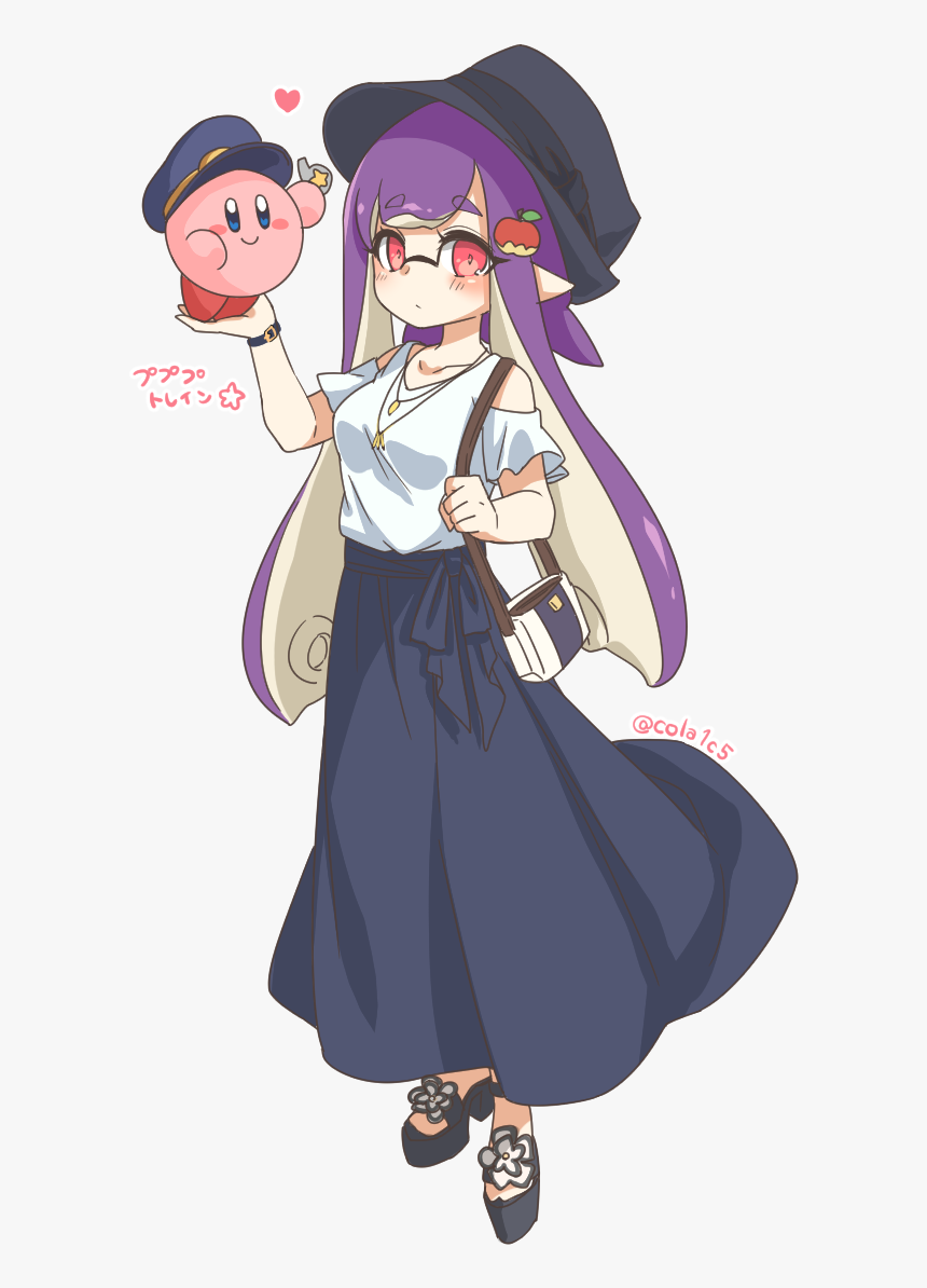 Inkling And Kirby Drawn By Conomi-c5, HD Png Download