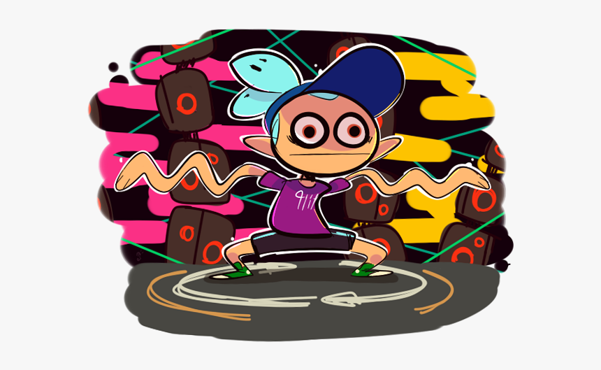 Splatoon 2 Squidward Tentacles Cartoon Purple, HD Png Download