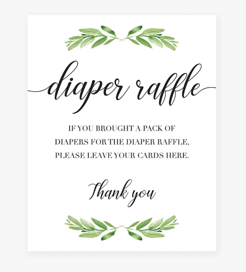Boho Diaper Raffle, HD Png Download
