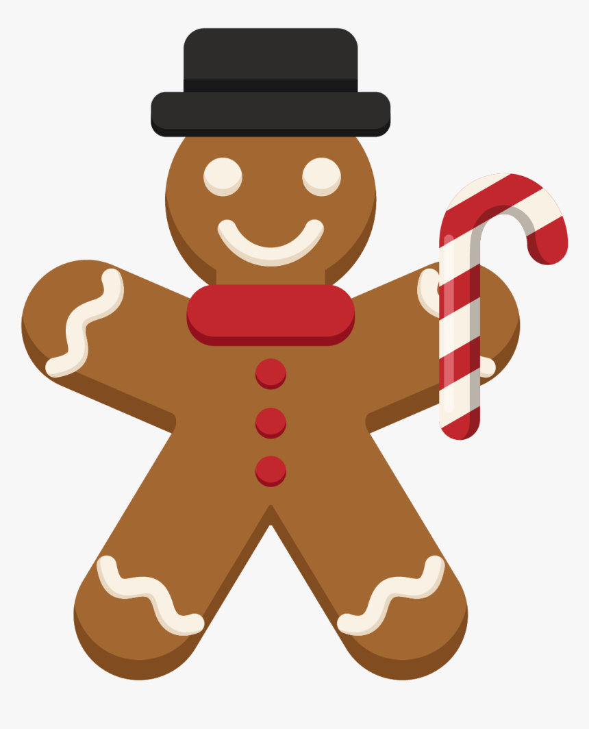 The Gingerbread Man Christmas Day Image, HD Png Download