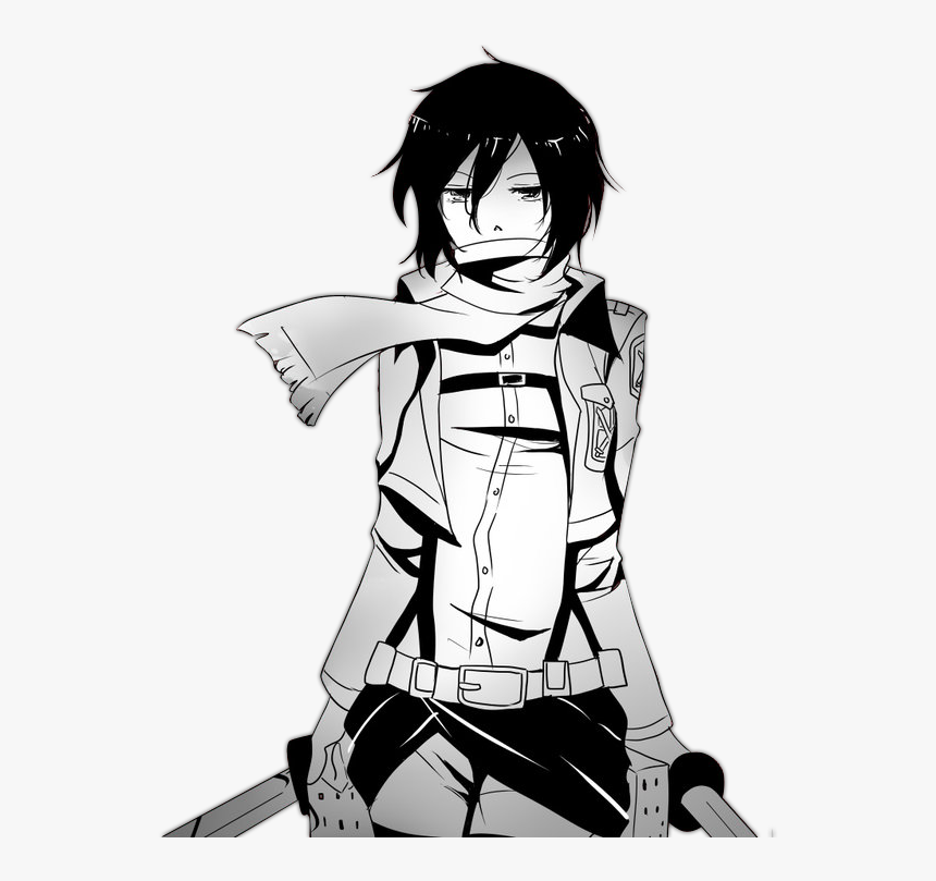 Clip Library Stock Mikasa Drawing Fighting, HD Png Download