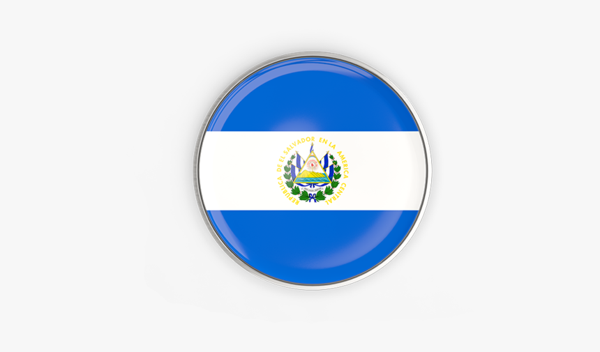 Round Button With Metal Frame, HD Png Download
