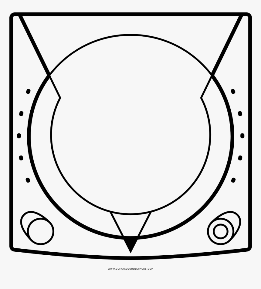 Dreamcast Coloring Page, HD Png Download
