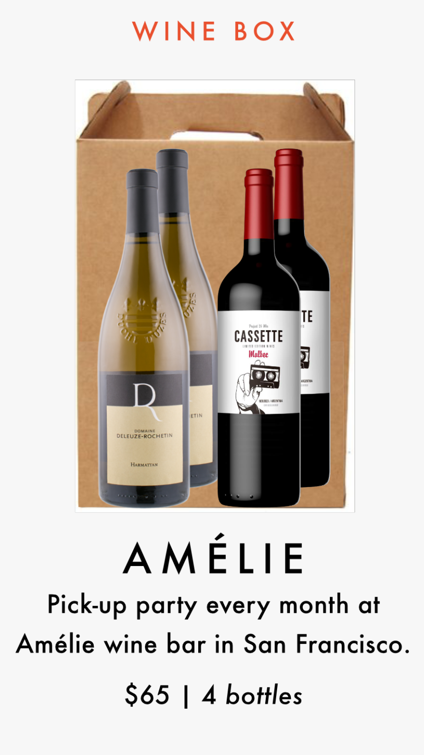 Box Home La Cave X Amelie Wine Club, HD Png Download