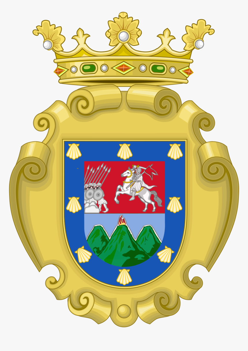 The Colonial Coat Of Arms Of Antigua Guatemala And, HD Png Download