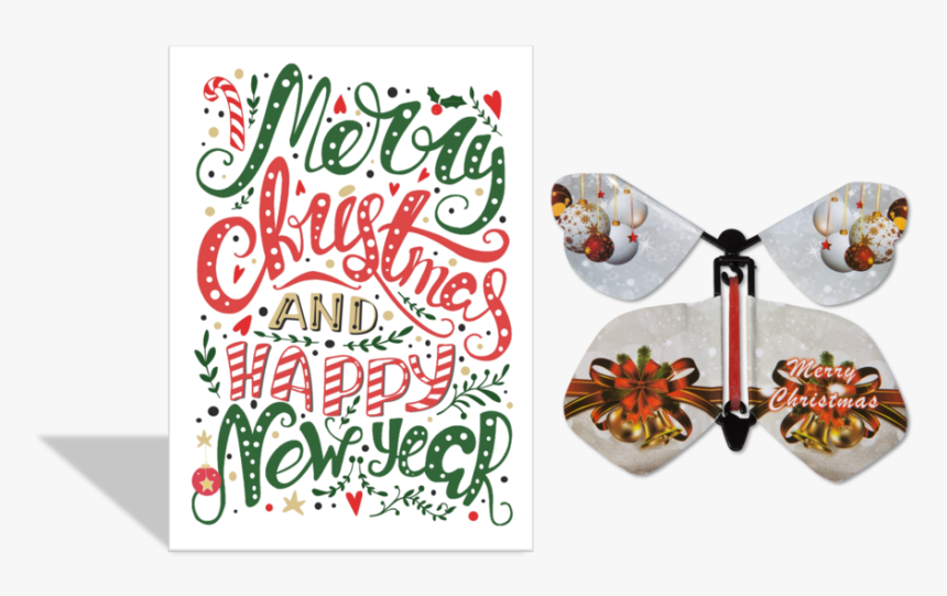 Merry Christmas And Happy New Year Png, Transparent Png