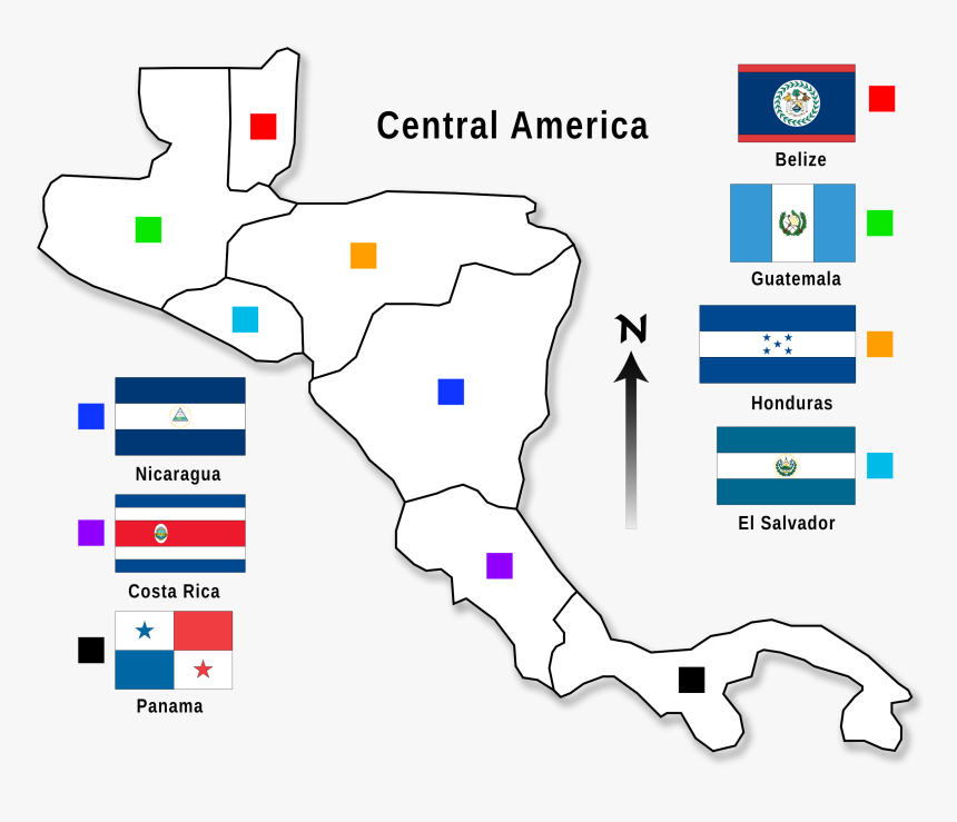 Central America Infographic Clip Arts, HD Png Download