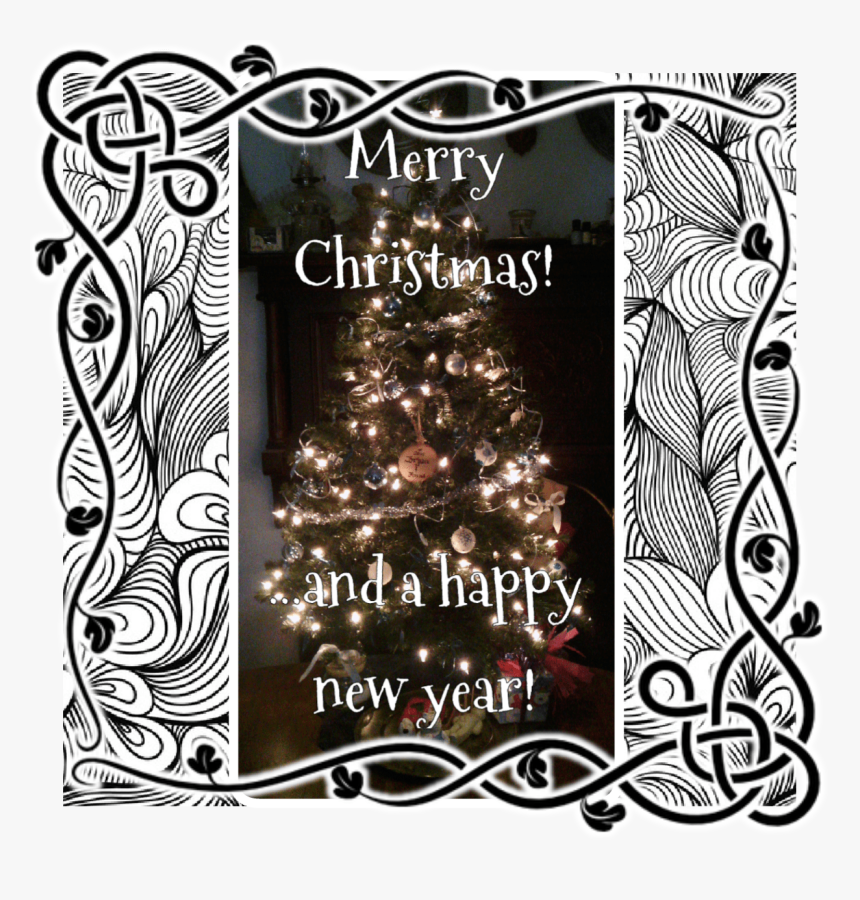 Merry Christmas And Happy New Year Png, Transparent Png