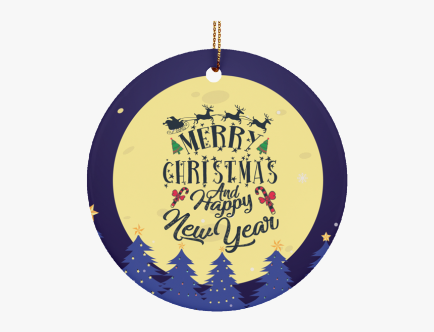Merry Christmas And Happy New Year Png, Transparent Png