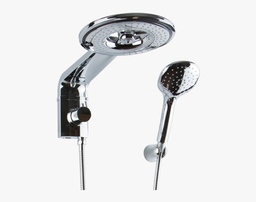 Brohn Tribano Chrome Multifunction Shower Head With, HD Png Download