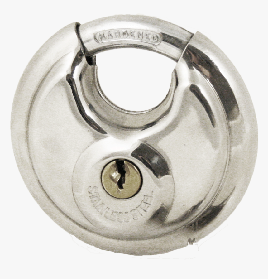 Round Padlock, Circular Padlock, Disc Padlock, Round, HD Png Download