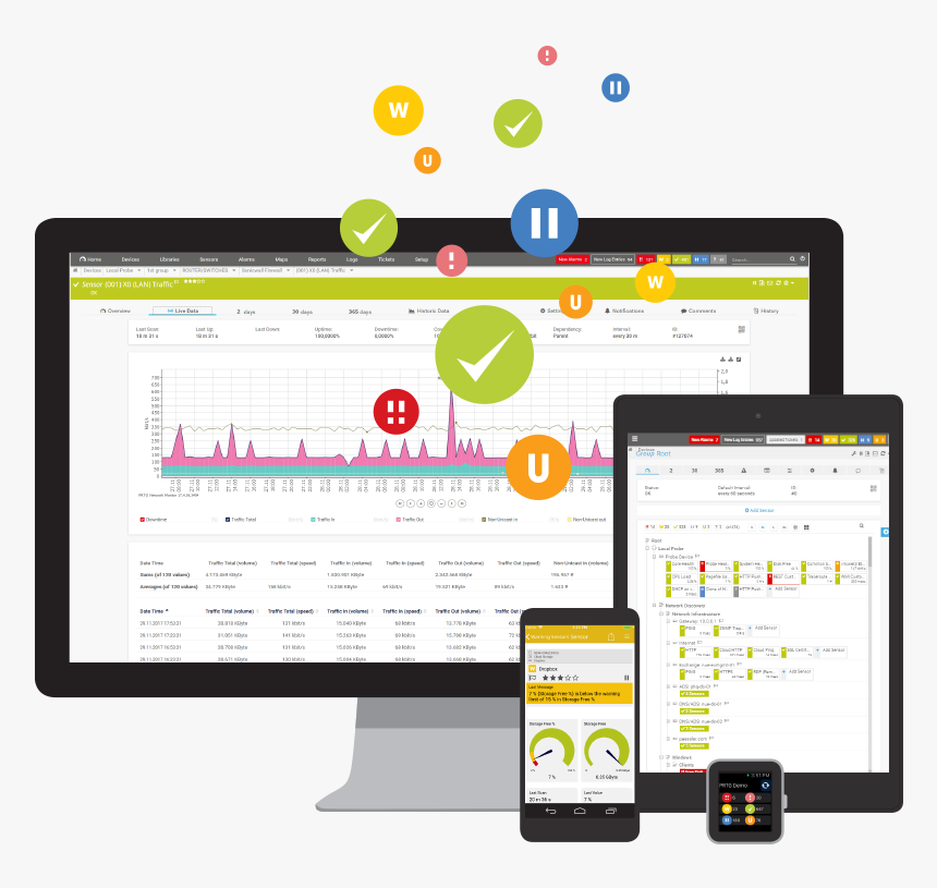 Paessler Monitoring Company, HD Png Download