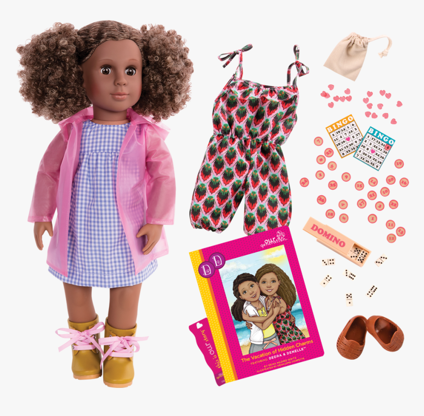 Denelle 18-inch Deluxe Doll With Rain Gear And Storybook, HD Png Download