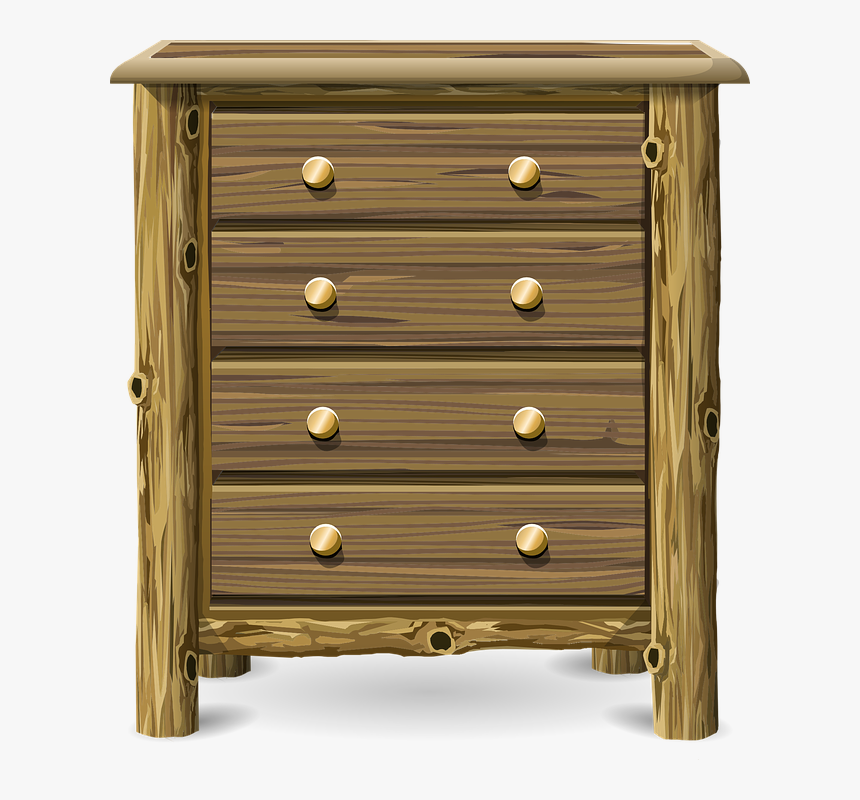 Dresser, Furniture, Cabinet, Storage, Wood, Wooden, HD Png Download