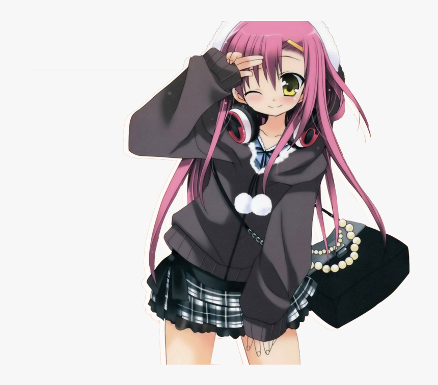 - Cute Anime Girl Render Hd , Png Download, Transparent Png