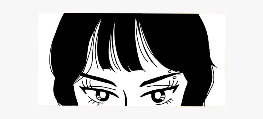 #kawaii #cute #black #manga #anime #girl #goth #png, Transparent Png