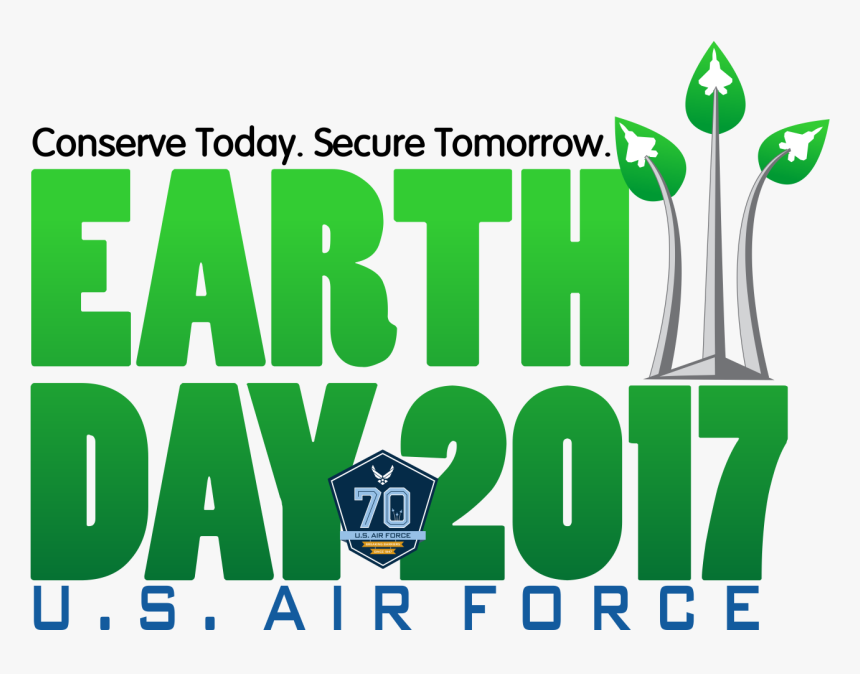 Air Force Earth Day Logo 2017 Png, Transparent Png