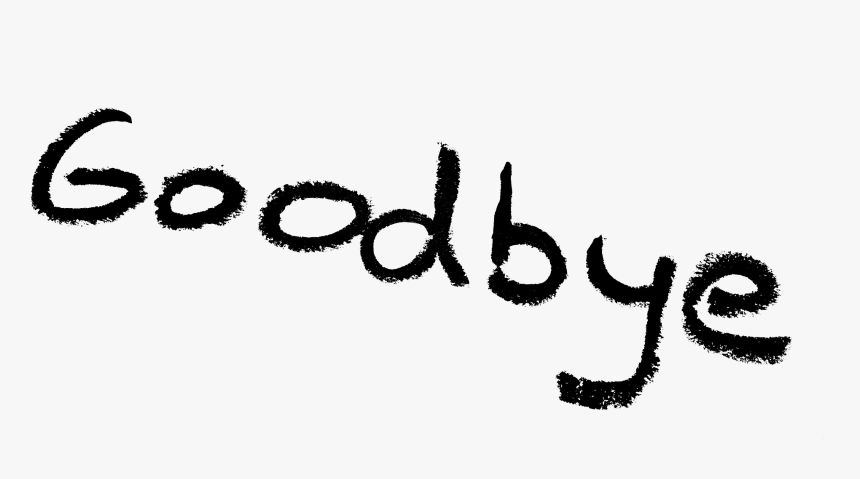 Goodbye Png, Transparent Png