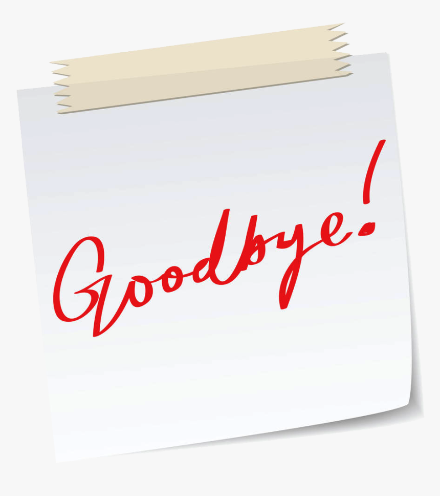 Goodbye Png Picture, Transparent Png