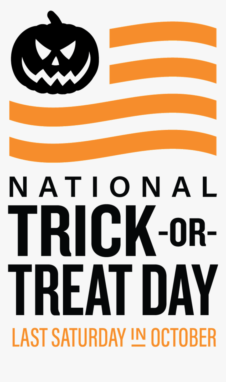 National Trick Or Treat Day Logo, HD Png Download