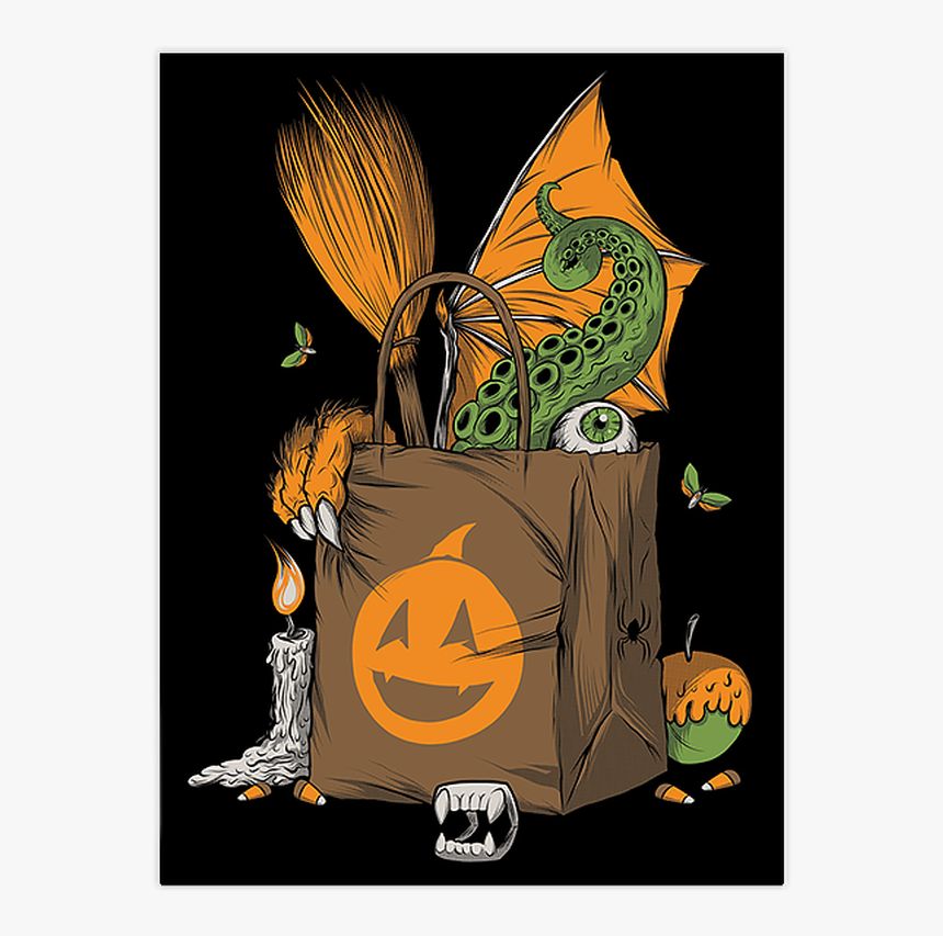 Trick Or Treat Screen Print, HD Png Download