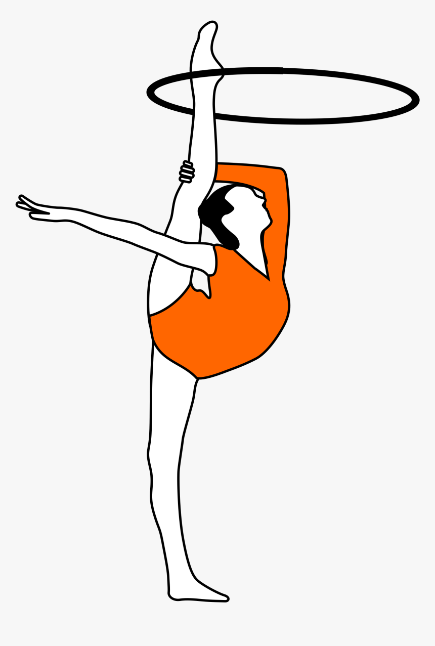 Gymnast Clipart Person Balance, HD Png Download