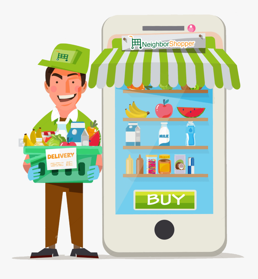 Grocery Delivery App Development, HD Png Download