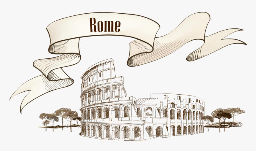 Colosseum Rome Transparent Images, HD Png Download
