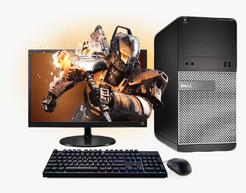 Intel Core I5 Gaming Computer Full Set 
title Refurb, HD Png Download