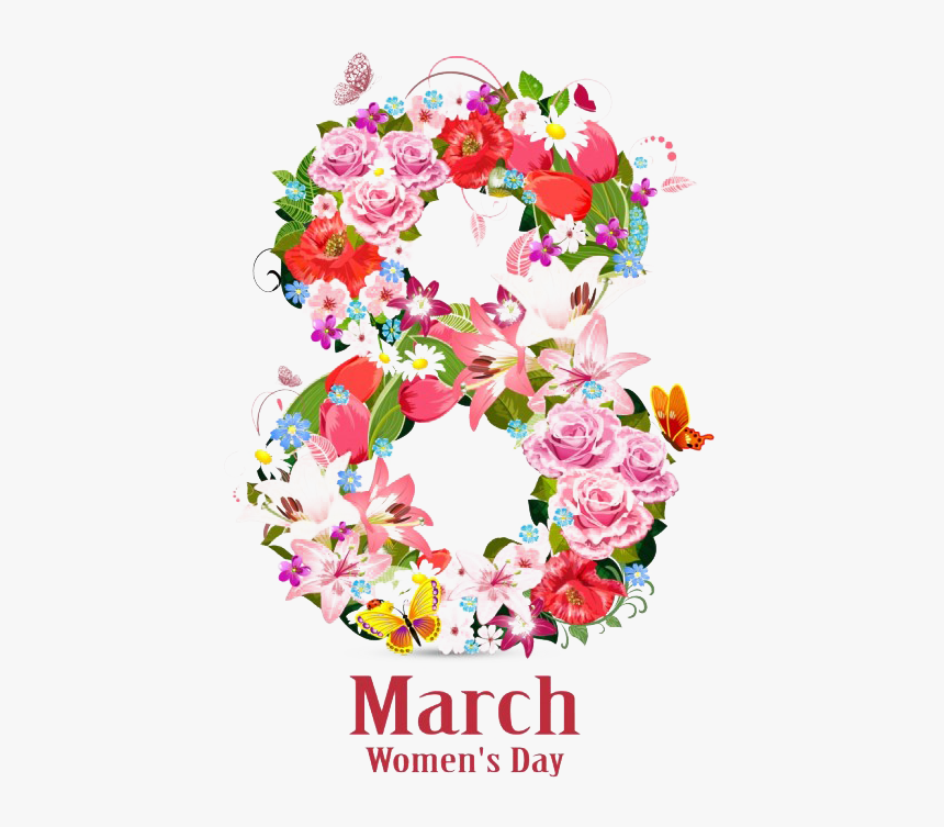 8 March Png Background, Transparent Png