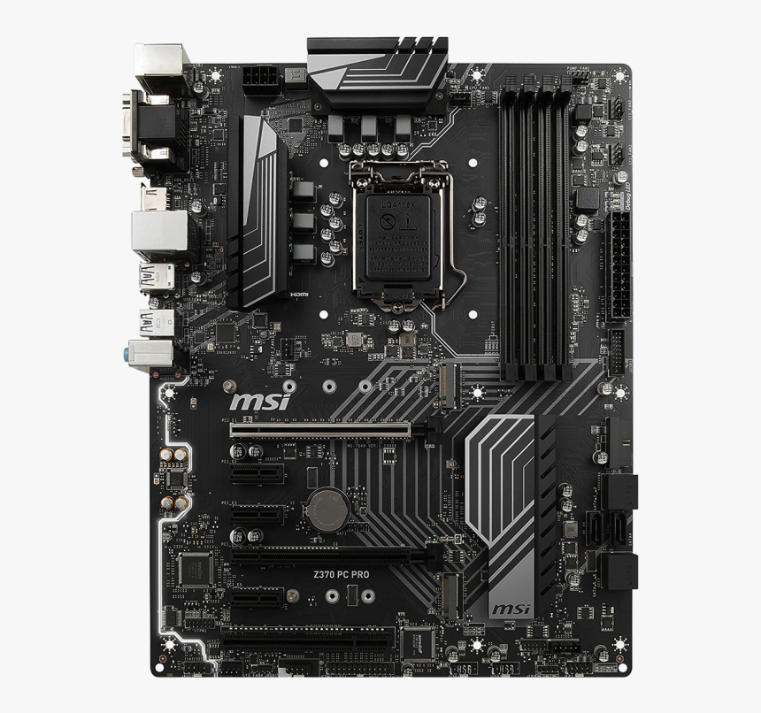 Msi Z370-a Pro Motherboard, HD Png Download