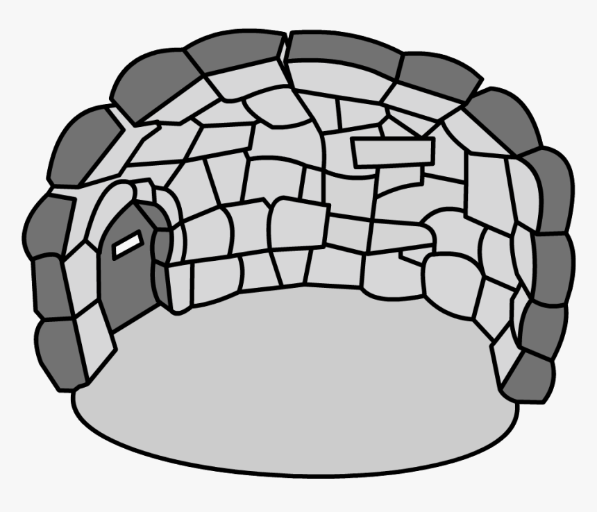 Igloo Clipart Scenery, HD Png Download