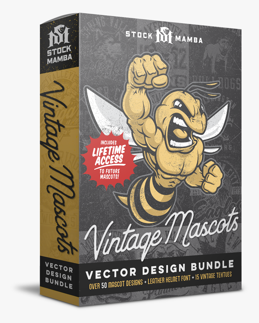 Vintage Mascot Vector Bundle, HD Png Download