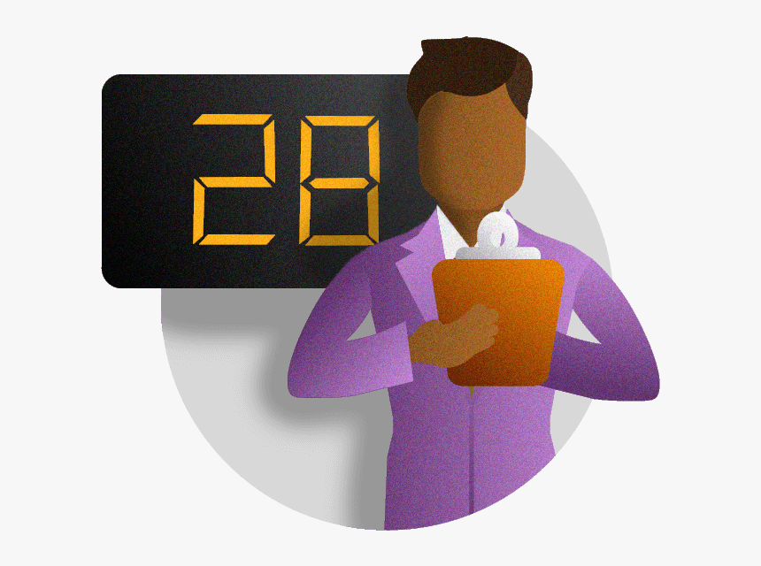 Football Scout Recording Statistics With Scoreboard, HD Png Download