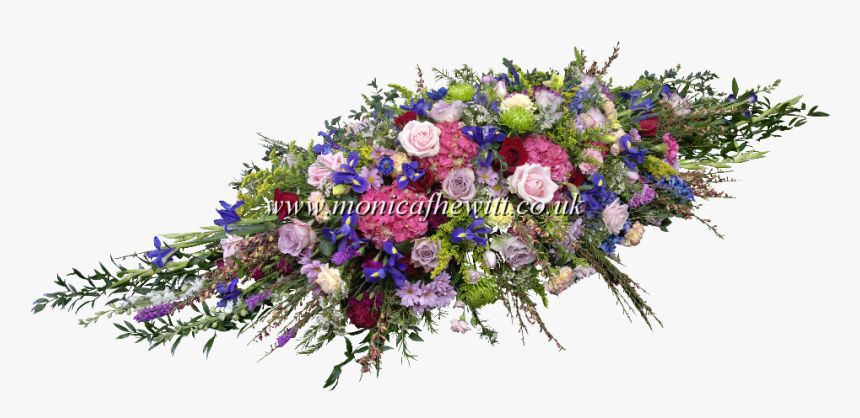 Colourful Casket Arrangement, HD Png Download