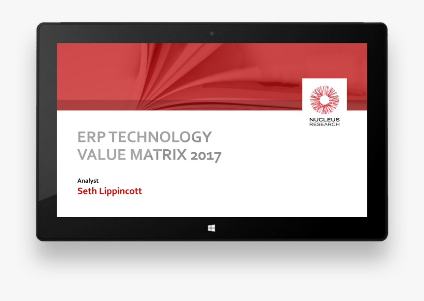 Erp Technology Value Matrix, HD Png Download