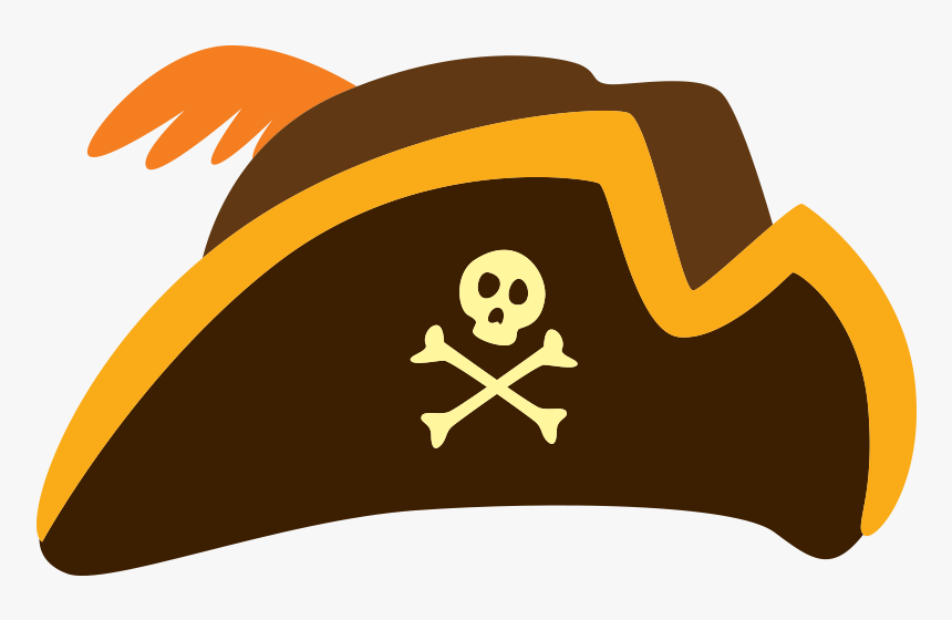 Transparent Pirate Hat Clipart Black And White, HD Png Download