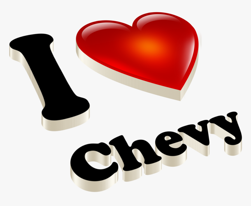 Chevy Heart Name Transparent Png, Png Download