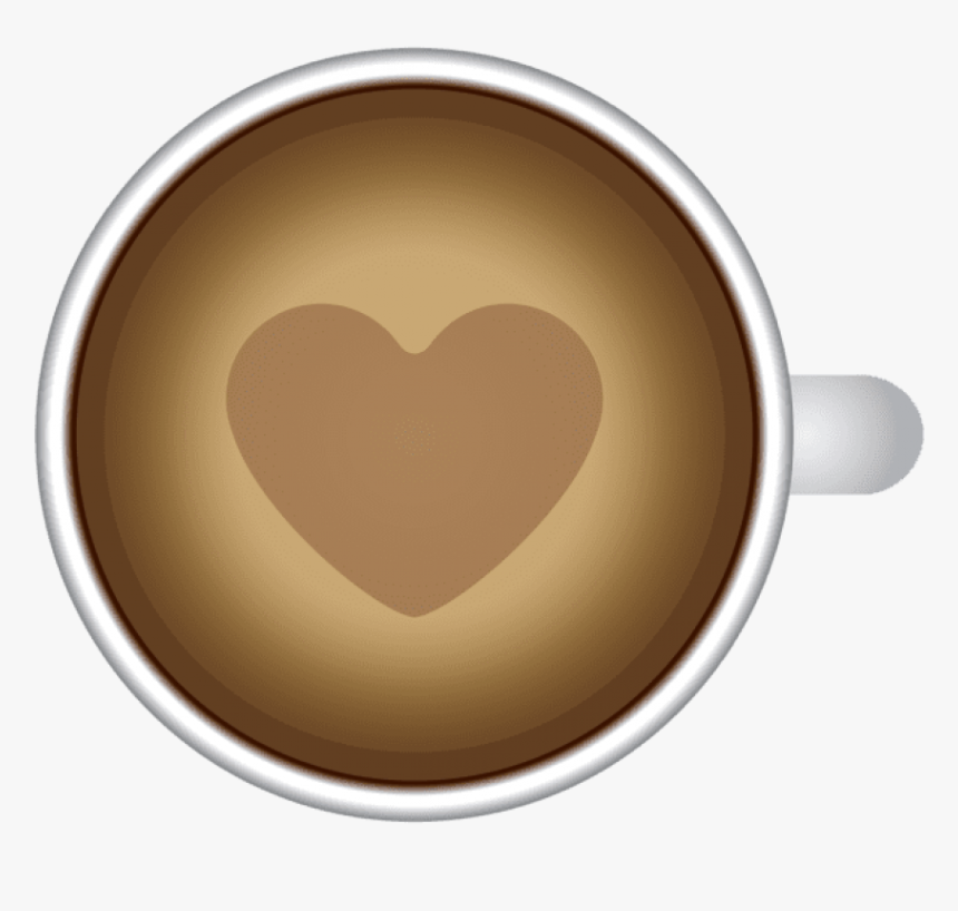 Coffee With Heart Transparent Png, Png Download
