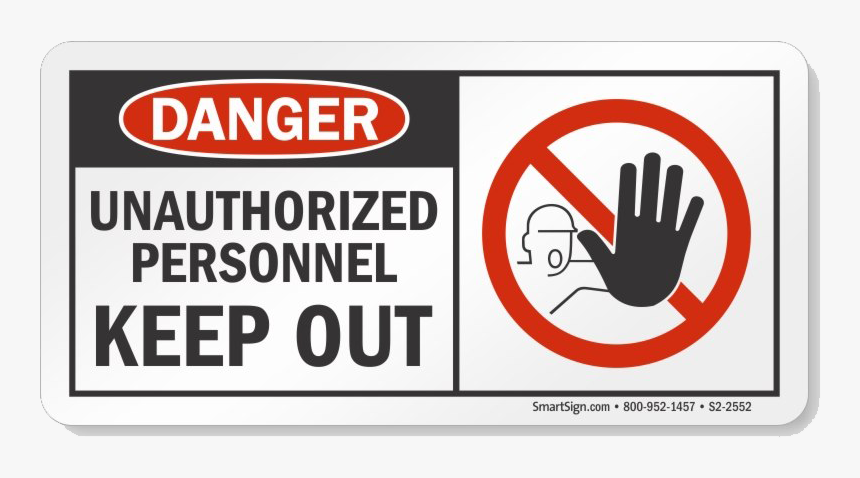 Keep Out Danger Png Free Download, Transparent Png