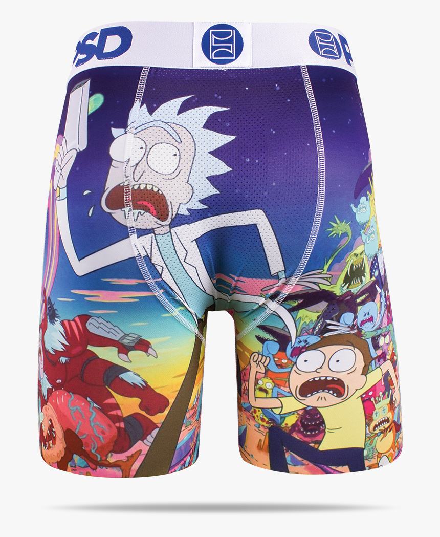 Official Rick And Morty Mashup Men S Boxer Briefs, HD Png Download