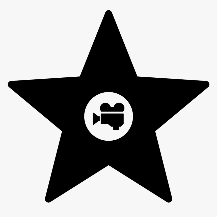 Hollywood Star - Walk Of Fame Star Icon, HD Png Download