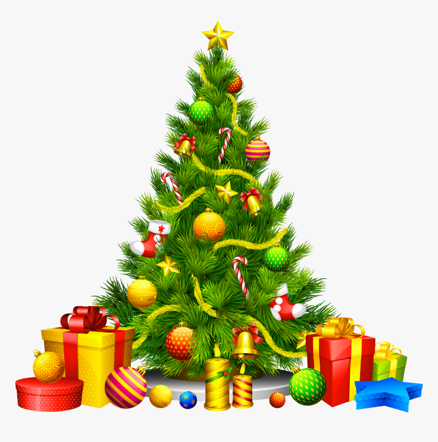 Christmas Fir-tree Png Image - Transparent Christmas Decoration Png, Png Download