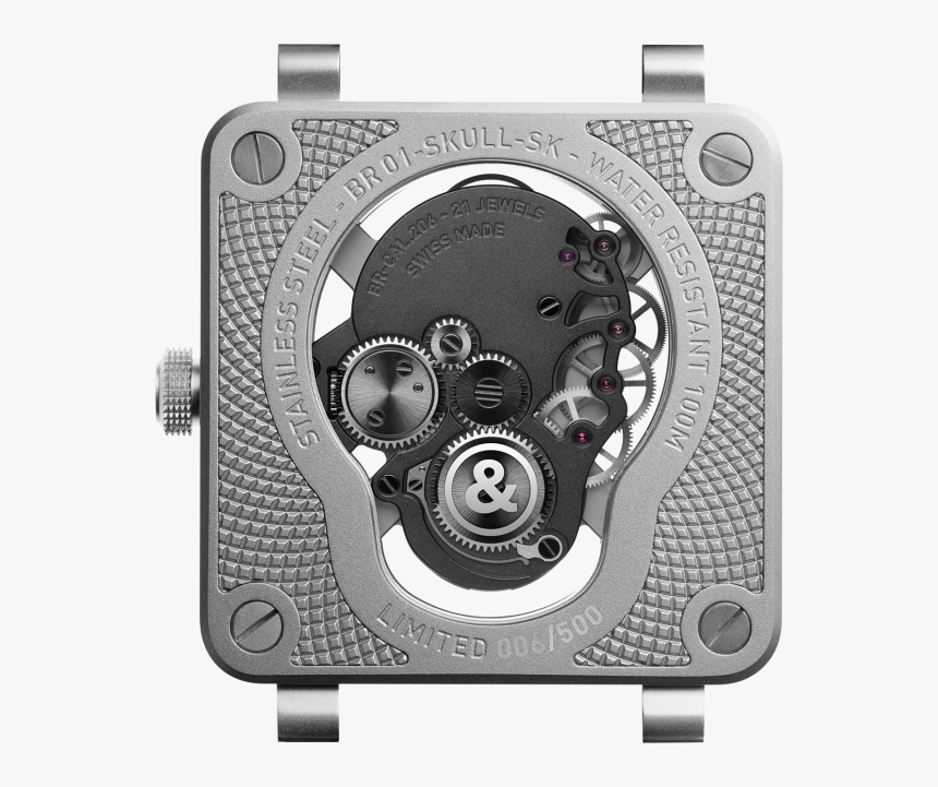 Bell & Ross Br 01 Laughing Skull, HD Png Download